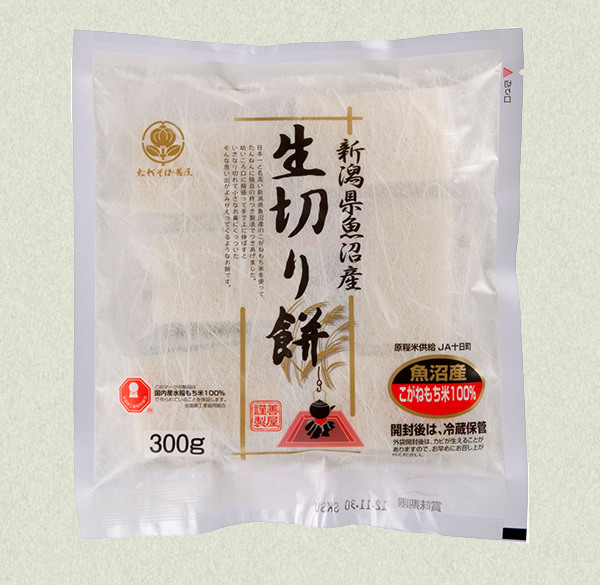 新潟県魚沼産生切り餅 300gの商品画像