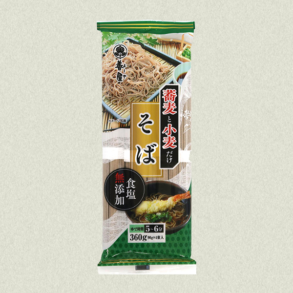 蕎麦と小麦だけそば 360gの商品画像